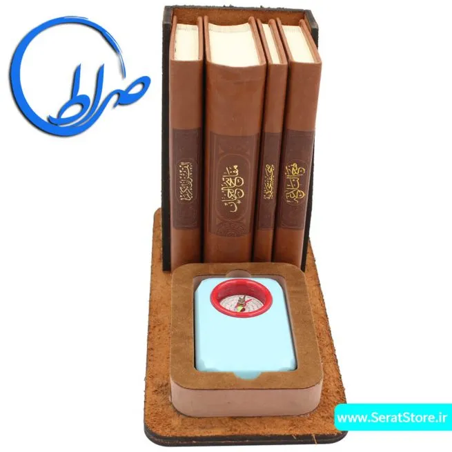 مفاتیح الملکوت 4 جلدی + قبله نما