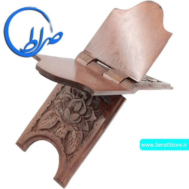 رحل چوبی منبت یک تکه