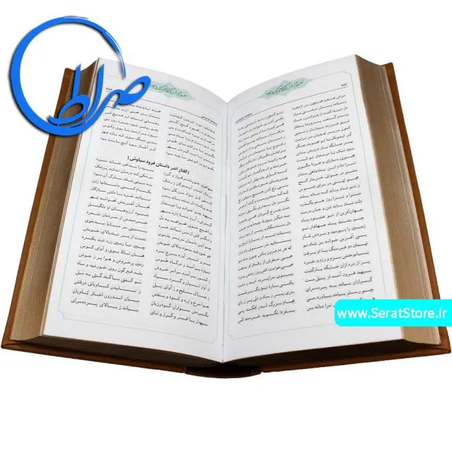 شاهنامه فردوسی قابدار چاپ 2 رنگ