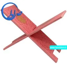 رحل چرمی دو تکه رنگی صورتی