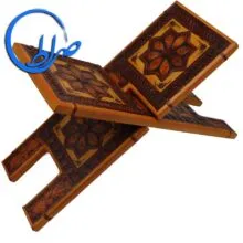 رحل قرآن چرم طبیعی بزرگ