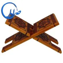 رحل قرآن چرم طبیعی متوسط